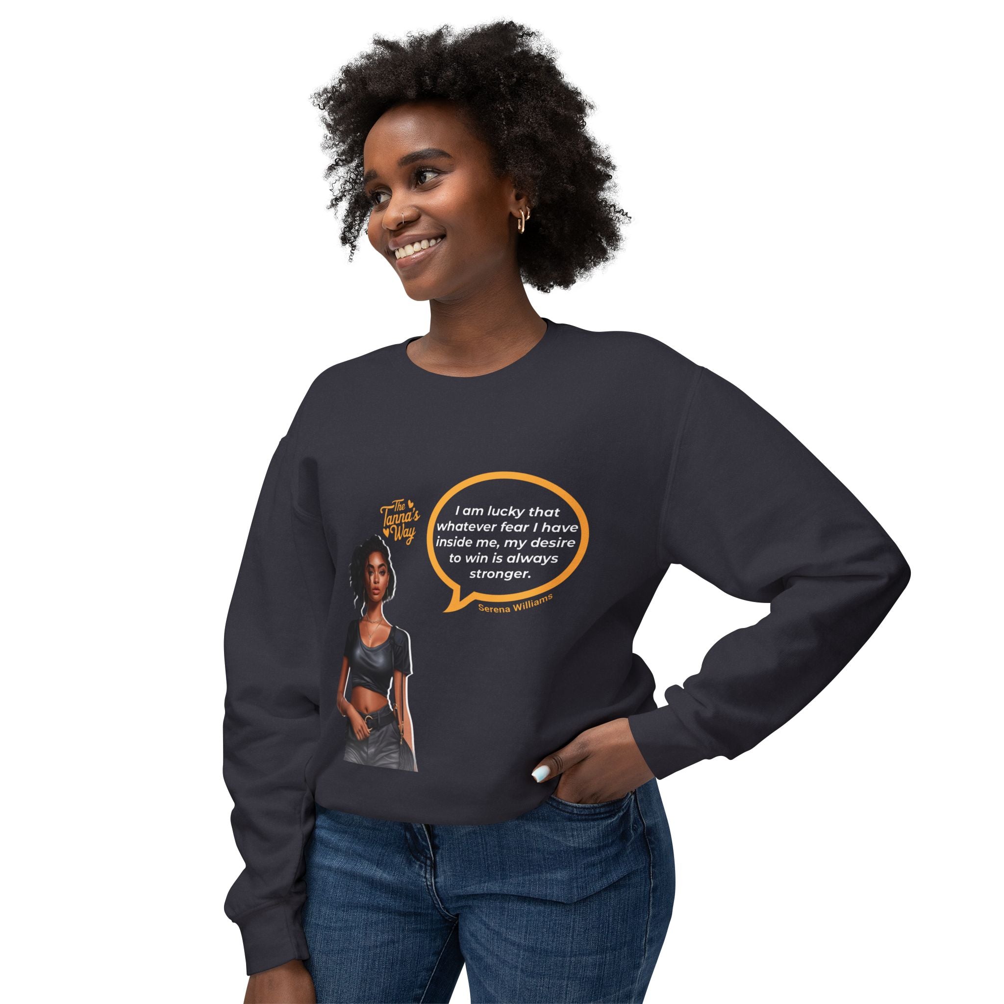 Serena Williams | Unisex Lightweight Crewneck Sweatshirt